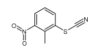 2-Methyl-3-nitro-phenyl-thiocyanat结构式