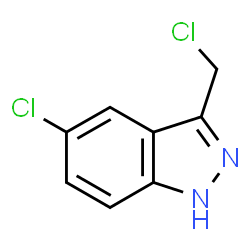 5-Chloro-3-(chloromethyl)-1h-indazole Structure