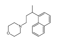 4-[3-(1-Naphtyl)butyl]morpholine结构式