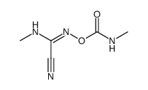 1-cyano-N-methylformamide oxime methylcarbamate Structure