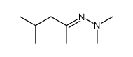 4-Methyl-2-pentanone dimethyl hydrazone结构式
