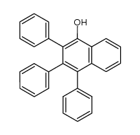 2,3,4-triphenyl-1-naphthol结构式