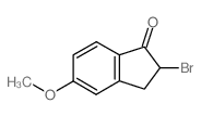2-BROMO-2,3-DIHYDRO-5-METHOXY-1H-INDEN-1-ONE Structure