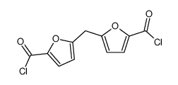 bis(5-chlorocarbonyl-fur-2-yl)methane Structure