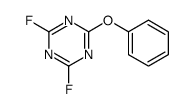 2,4-difluoro-6-phenoxy-1,3,5-triazine结构式