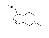 1-ethenyl-5-ethyl-6,7-dihydro-4H-pyrrolo[3,2-c]pyridine Structure