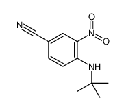 4-(tert-butylamino)-3-nitrobenzonitrile Structure