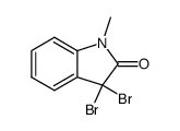3,3-dibromo-1-methyl-2-indolinone结构式