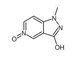 1-methyl-5-oxy-1,2-dihydro-pyrazolo[4,3-c]pyridin-3-one结构式