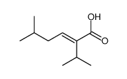 5-methyl-2-propan-2-ylhex-2-enoic acid Structure