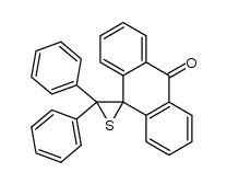 3,3'-Diphenyl-10-oxo-spiro-[9-(9,10-dihydroanthracen):l'-(2'-thiiran)] Structure