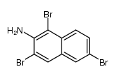 1,3,6-tribromo-[2]naphthylamine结构式