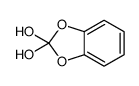 1,3-benzodioxole-2,2-diol structure