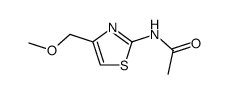 N-(4-(methoxymethyl)thiazol-2-yl)acetamide结构式