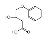 (3R)-3-hydroxy-4-phenoxybutanoic acid结构式