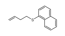 but-3-en-1-yl(naphthalen-1-yl)sulfane结构式