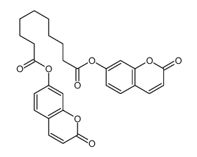 bis(2-oxochromen-7-yl) decanedioate结构式