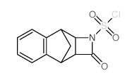 N-Chlorsulfonyl-exo-3-aza-4-ketobenzotricyclo<4.2.1.0>non-7-en Structure