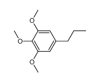 1-(3',4',5'-trimethoxyphenyl)propane Structure