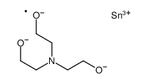 5-methyl-4,6,11-trioxa-1-aza-5-stannabicyclo[3.3.3]undecane结构式