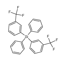 diphenyl-bis-(3-trifluoromethyl-phenyl)-silane Structure