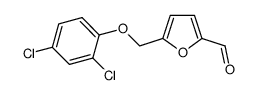 5-((2,4-dichlorophenoxy)methyl)furan-2-carbaldehyde Structure