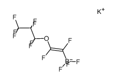 potassium 1,2-difluoro-2-(heptafluoropropoxy)ethenyltrifluoroborate Structure