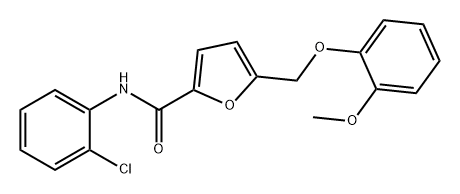 N-(2-chlorophenyl)-5-[(2-methoxyphenoxy)methyl]furan-2-carboxamide picture