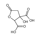 (2S,3R)-3-hydroxy-5-oxooxolane-2,3-dicarboxylic acid结构式