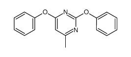 4-methyl-2,6-diphenoxy-pyrimidine结构式