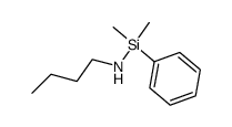 N-n-butyldimethylphenylsilylamine结构式