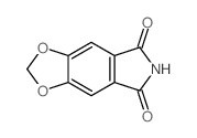 5H-1,3-Dioxolo[4,5-f]isoindole-5,7(6H)-dione结构式