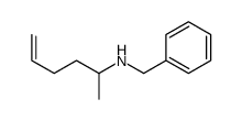 N-benzylhex-5-en-2-amine Structure