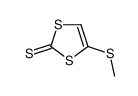 4-methylsulfanyl-1,3-dithiole-2-thione结构式