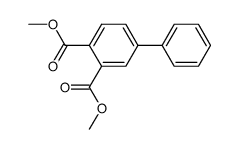 dimethyl 4-phenylphthalate结构式