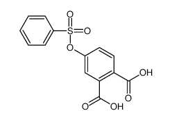 4-[(phenylsulphonyl)oxy]phthalic acid Structure