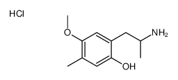 2-(2-aminopropyl)-4-methoxy-5-methylphenol,hydrochloride Structure