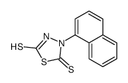 3-naphthalen-1-yl-1,3,4-thiadiazolidine-2,5-dithione结构式