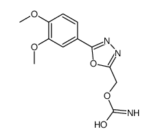 [5-(3,4-dimethoxyphenyl)-1,3,4-oxadiazol-2-yl]methyl carbamate Structure