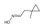 N-[2-(1-methylcyclopropyl)ethylidene]hydroxylamine结构式