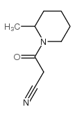 Piperidine,1-(cyanoacetyl)-2-methyl-结构式
