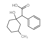 Benzeneacetic acid, a-(1-hydroxy-3-methylcyclohexyl)- structure