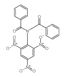 N-benzoyl-N-(2,4,6-trinitrophenyl)benzamide Structure