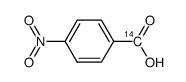 acide 4-nitrobenzoique-14C Structure