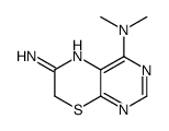 4-N,4-N-dimethyl-7H-pyrimido[4,5-b][1,4]thiazine-4,6-diamine结构式