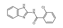 2-(o-Chlorobenzamide)benzimidazole结构式