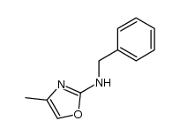 2-(N-Benzylamino)-4-methyl-1,3-oxazole结构式