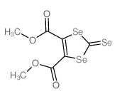 dimethyl 2-selanylidene-1,3-diselenole-4,5-dicarboxylate结构式