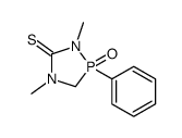 1,4-dimethyl-2-oxo-2-phenyl-1,4,2λ5-diazaphospholidine-5-thione Structure