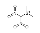 dinitromethyl(dimethyl)sulfanium结构式